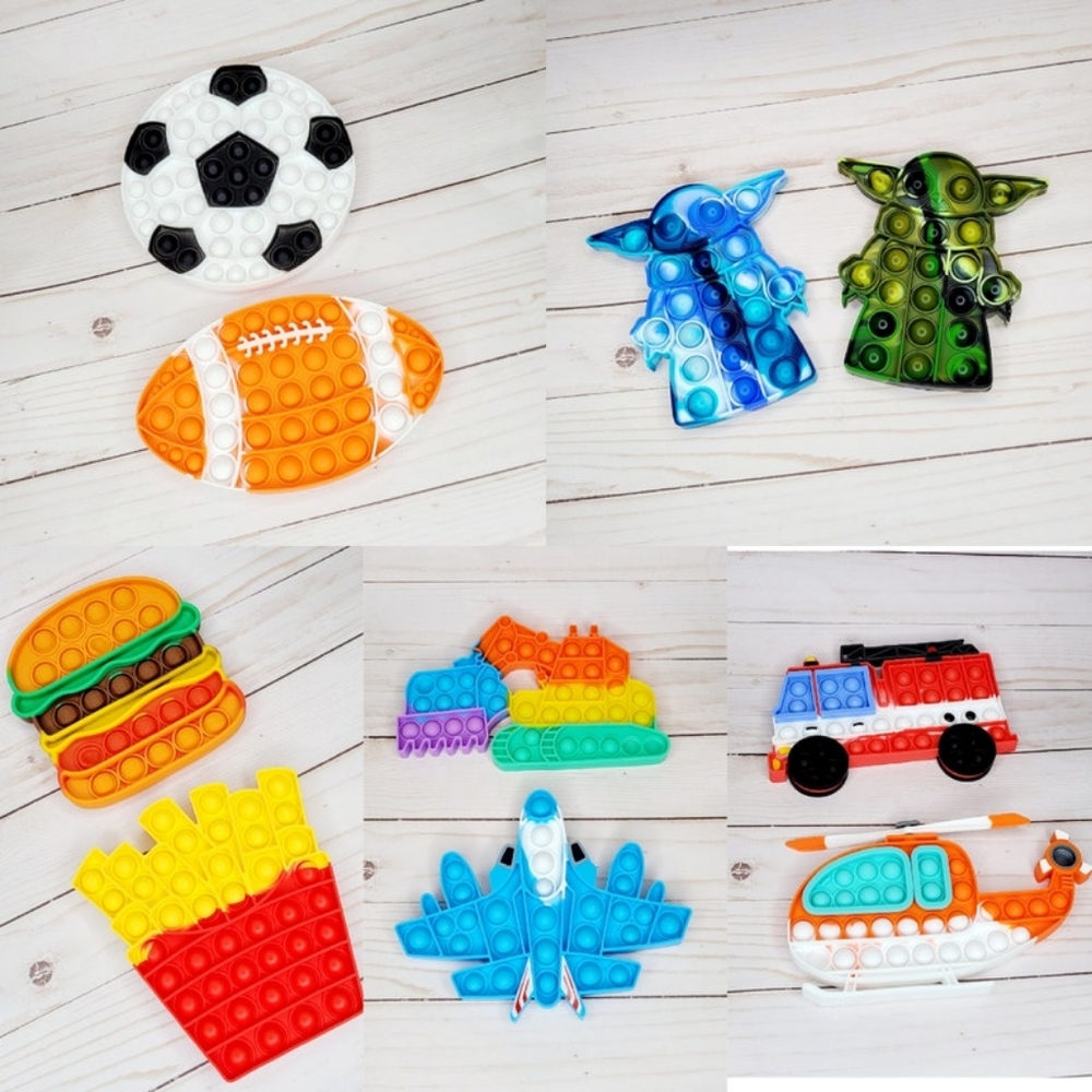 5 Pcs Pop It Fidget Toys wholesale / party souvenirs pop it toys